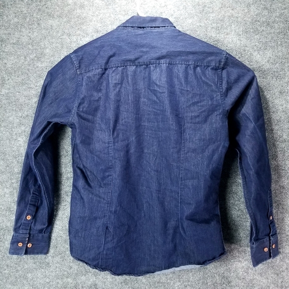 Coof andy Men's shirts Casual button Down long sleeve collared size S - Picture 8 of 8